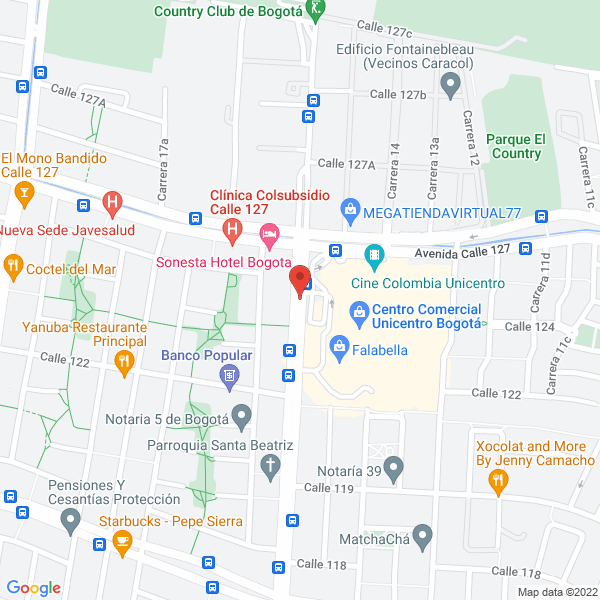 Map of Valerie Accesorios