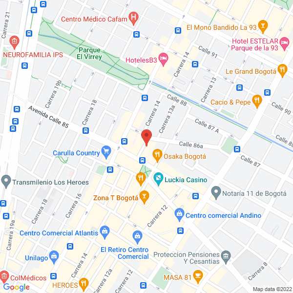 Map of Vali Consultores S.A.S.