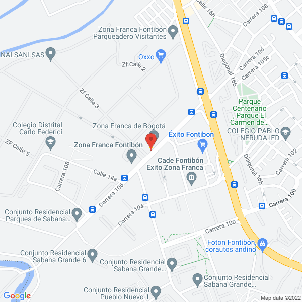 Map of Transportes Glamar S.A.S.