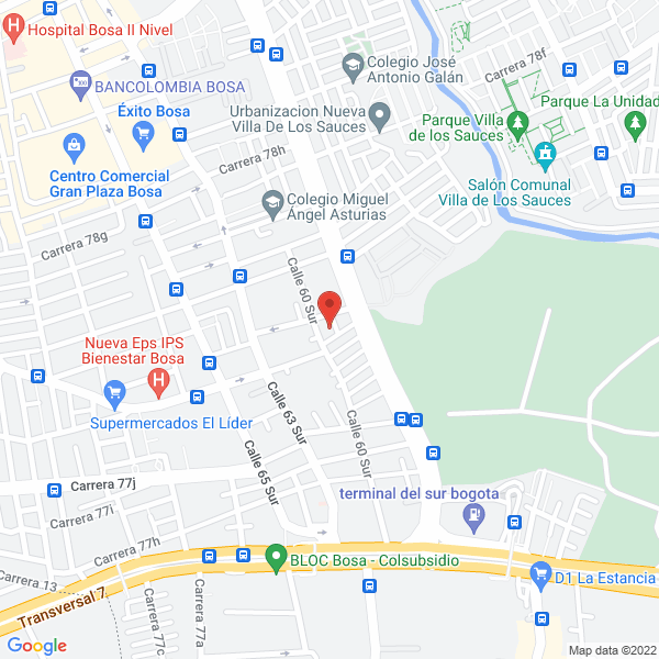 Map of Tricipinpol