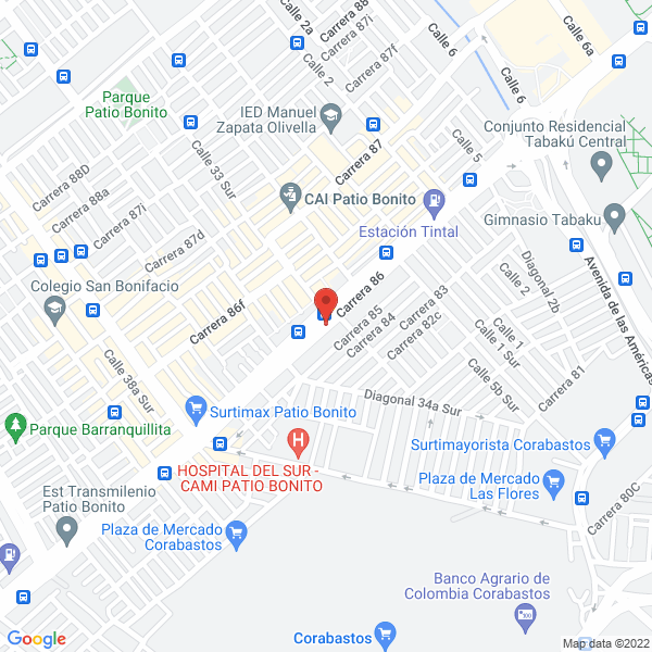 Map of Turbos Y Turbos