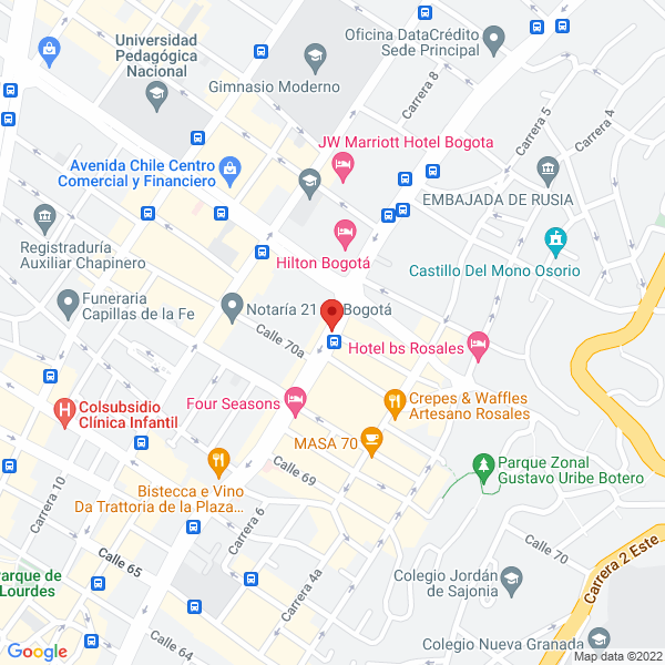 Map of Union De Arroceros S.A.S.