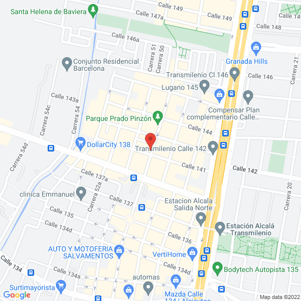 Map of Vidrios Y Ventanas Del Norte
