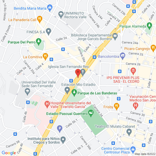 Map of Discoteca Conga