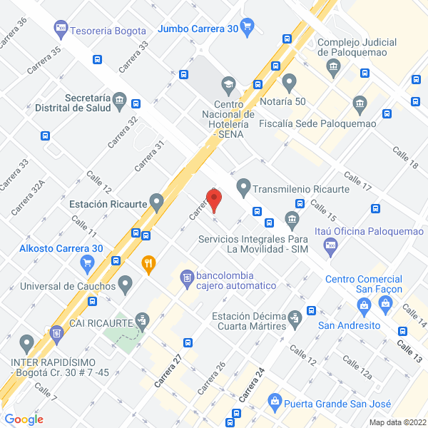 Map of Vista Led S.A.S.