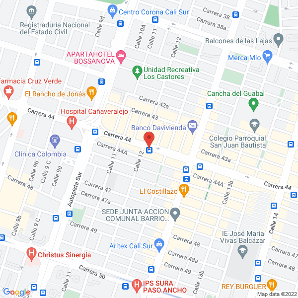 Map of Vital Odontología Estética