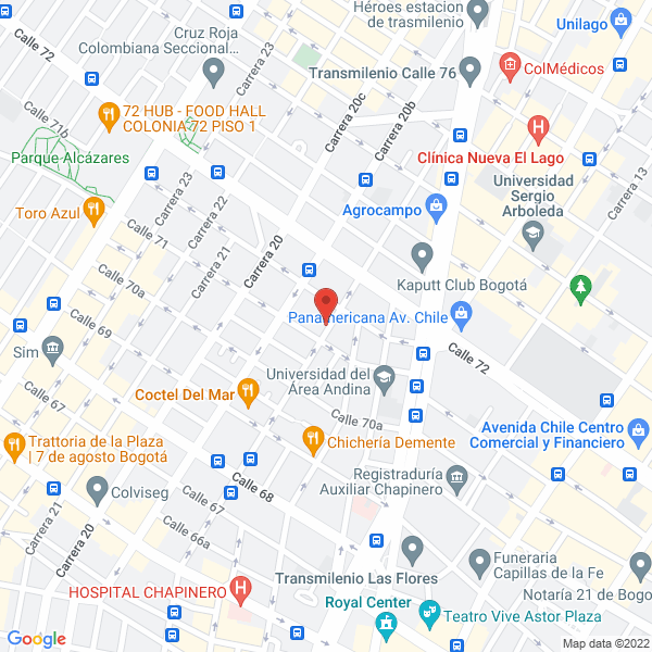 Map of Vitral Prisma