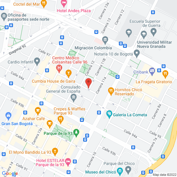 Map of Vásquez Kennedy Consultores Ltda.