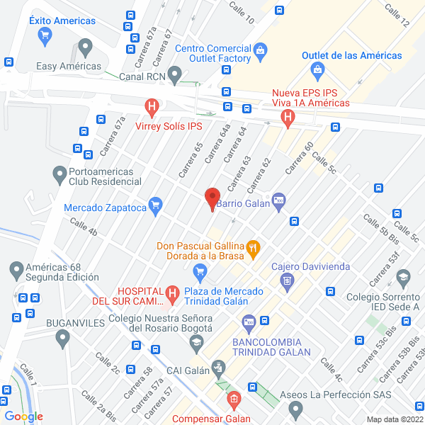 Map of Veladoras Dc