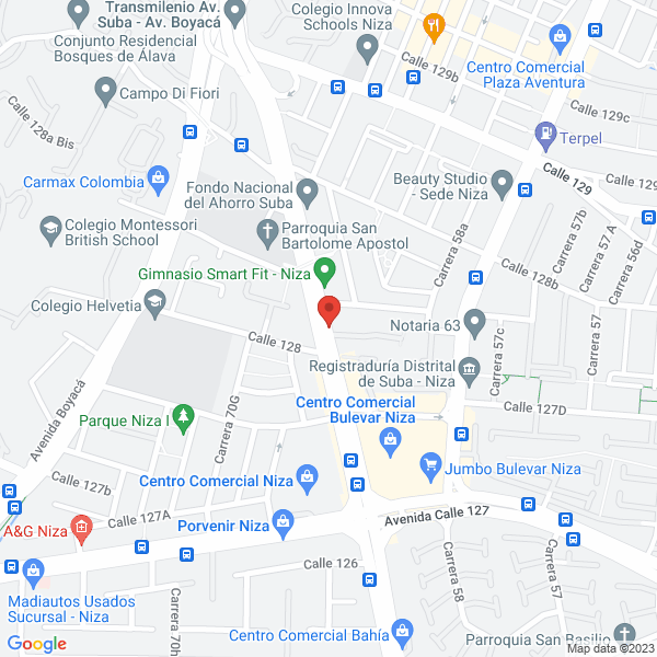 Map of Academia De Taekwondo Chomji