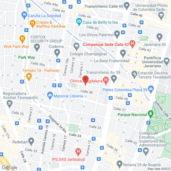 Map of Villabon Y Gs Justinico Ltda.