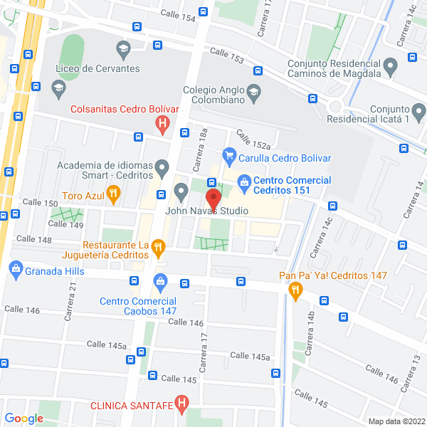 Map of Xeros Copias La U.