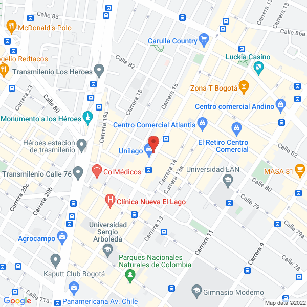 Map of Xshop