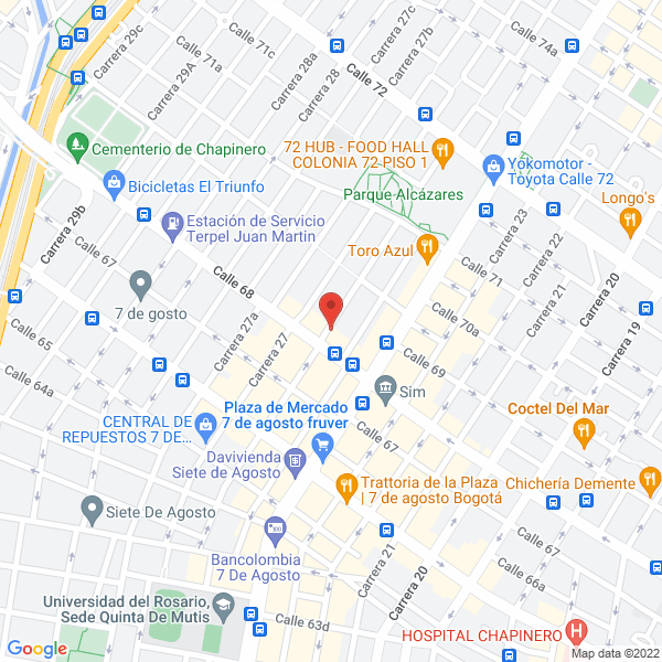 Map of Acosta Motor