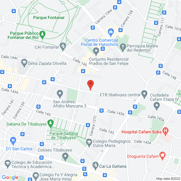 Map of Conceptos Taller Creativo S.A.S.