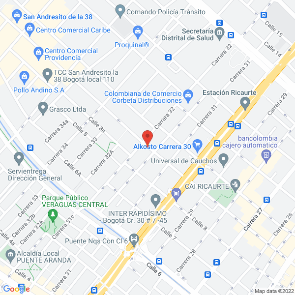 Map of Confecciones Dejavu S.A.S.