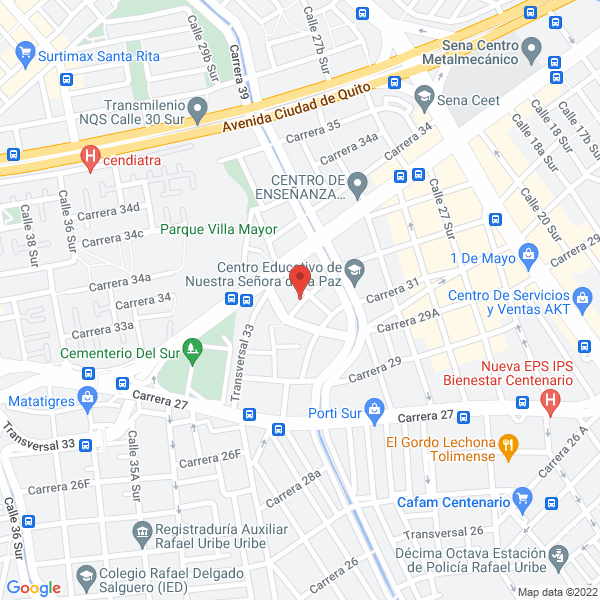 Map of Confecciones Marcels Sport Dotaciones Ltda.