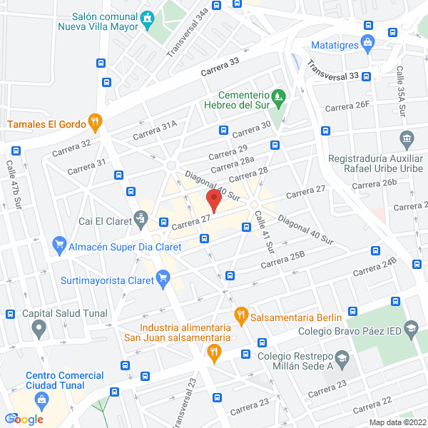 Map of Confecciones Maryin S.A.S.