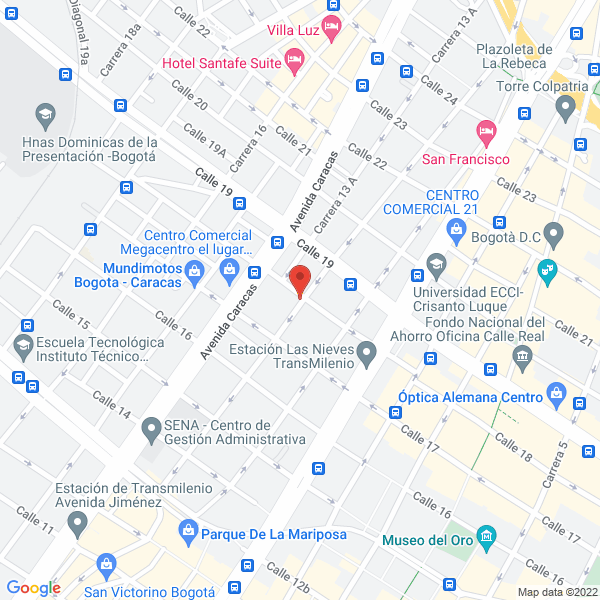 Map of Confecciones Ropa Fuerte Ltda.