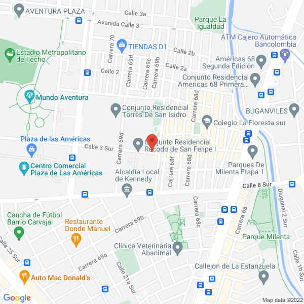 Map of Construcciones E Ingeniería Eléctrica Ltda.
