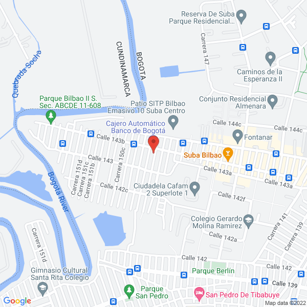Map of Construcciones Jorge A Sanchez S.A.S.