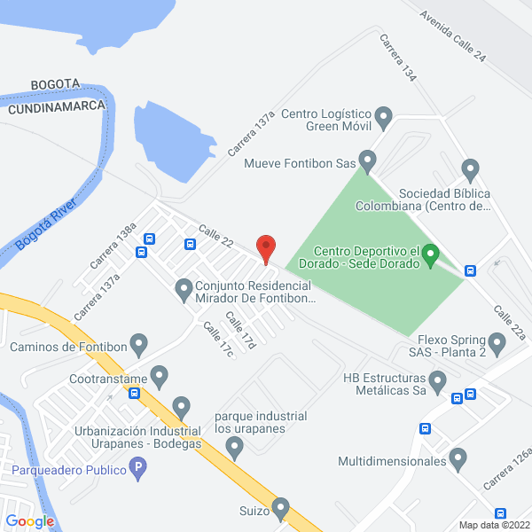 Map of Cootransfontibón