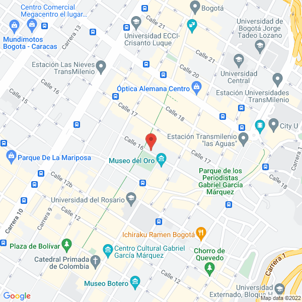 Map of Corporación Colectivo De Abogados José Alvear Restrepo