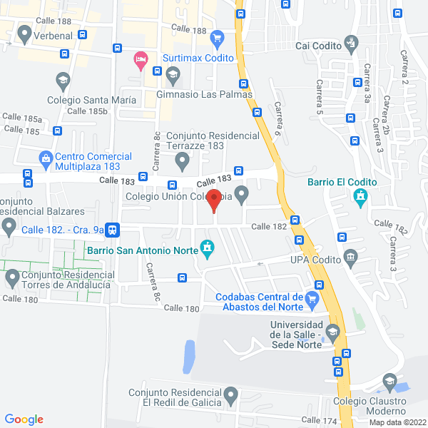Map of Corporación Educativa Aes
