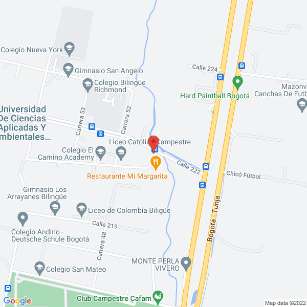 Map of Gimnasio La Montaña