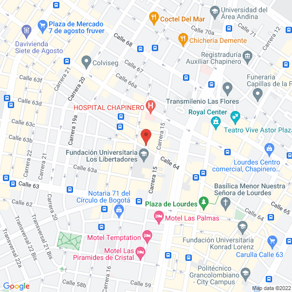 Map of Corporacion Iberoamericana Educativa Cicief