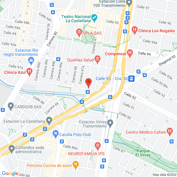 Map of Corporación Para El Desarrollo Profesional En Seguridad Privada Crecer Ltda.