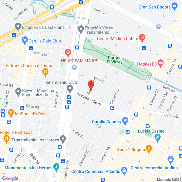 Map of Corporación Revista Número