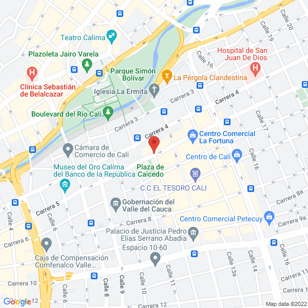 Map of Corporación Vallenpaz