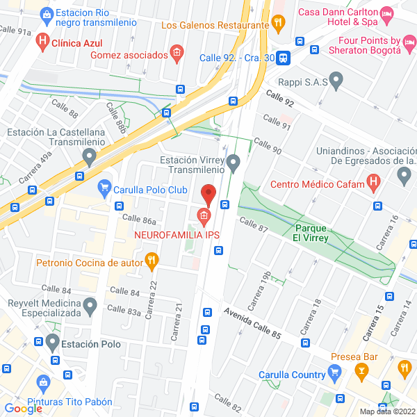 Map of Cotrino Badillo Victor