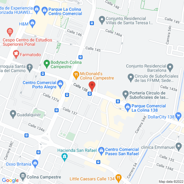 Map of Covelli Y Asociados Gestores De Talento S.A.S.
