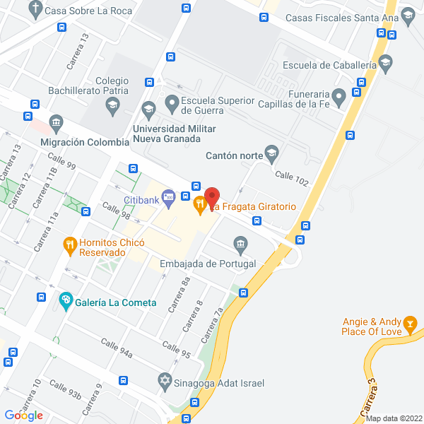 Map of Cp Asesorias Juridicas S.A.S.
