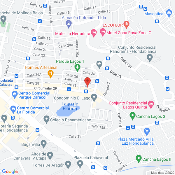 Map of Creaciones Arco Iris