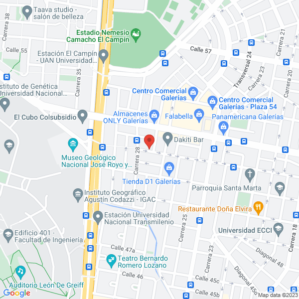 Map of Creaciones Azul Violeta