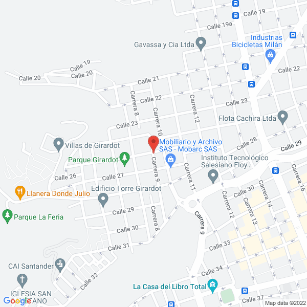 Map of Startex Dotaciones