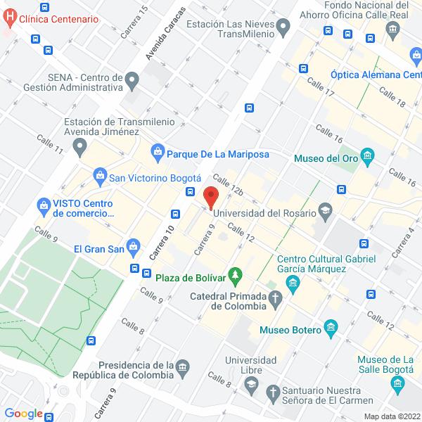 Map of Credit Car Colombia