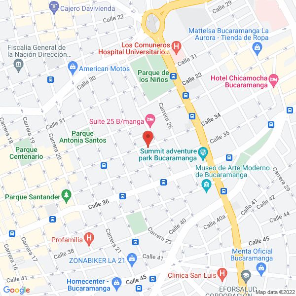 Map of Crilmag Proyectos