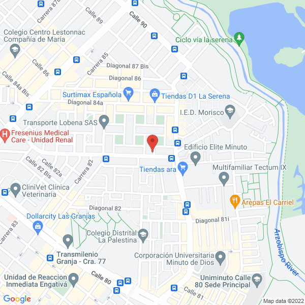 Map of Cybertrónica O E Ltda.