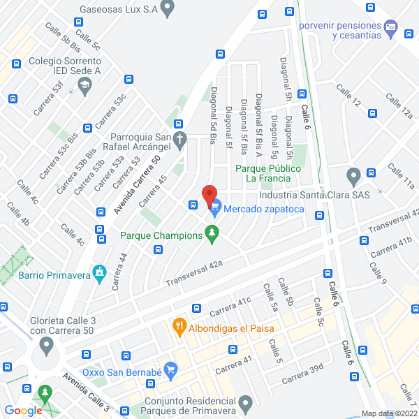Map of Demoliciones & Excavaciones J.R.