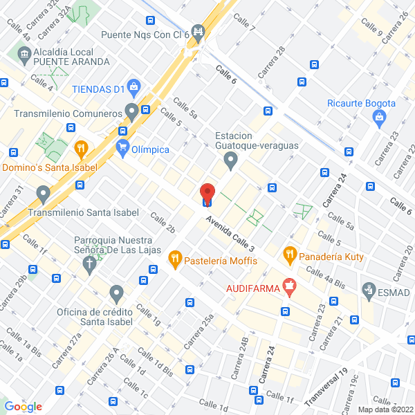 Map of Dental Square S.A.S
