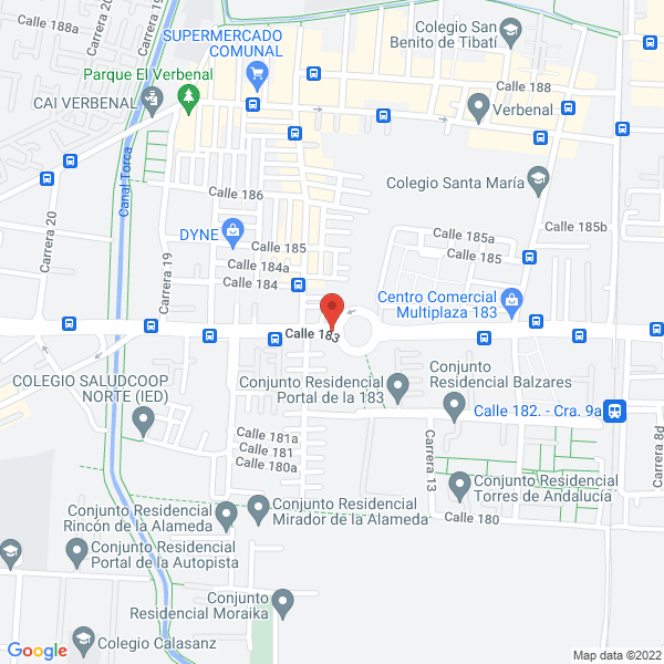 Map of Depósito 183