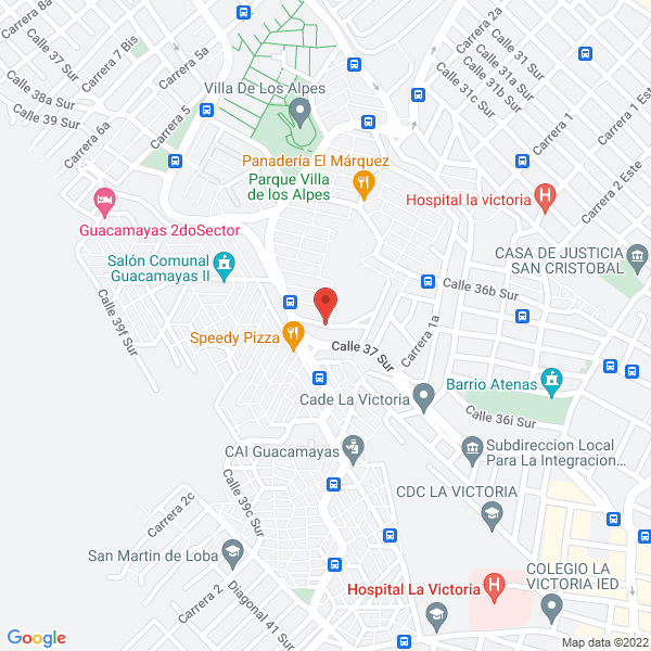 Map of Deposito Y Ferreteria La Avenida