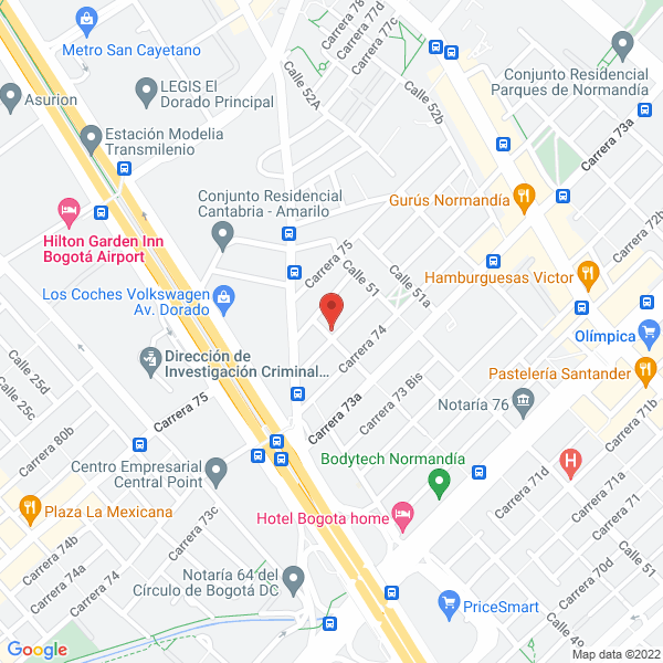 Map of Markteknik De Colombia S.A.S.
