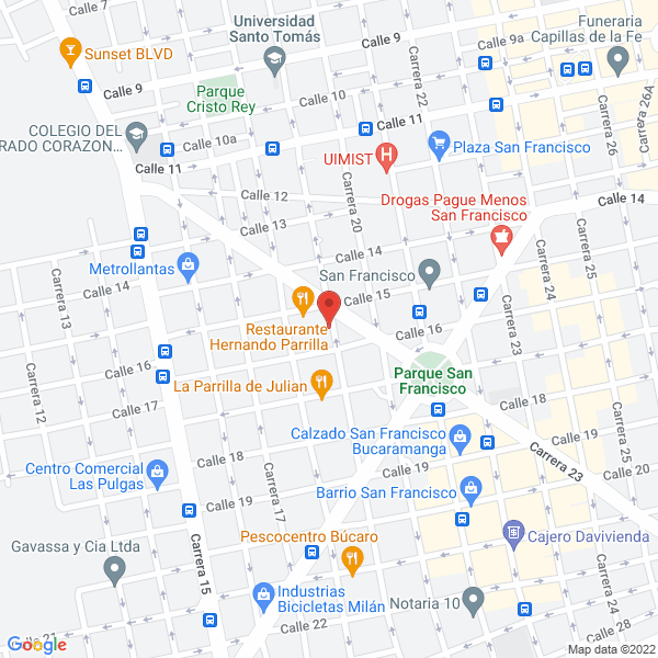 Map of Lubricantes Kaomar