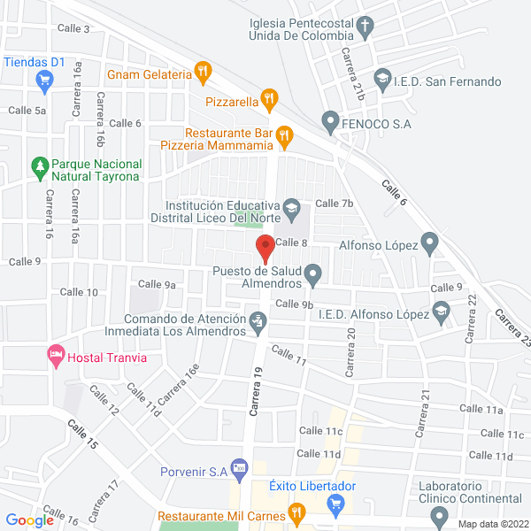 Map of Francisco Rodríguez B. Cía. Ltda.