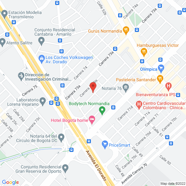 Map of Mp Maquila S.A.S.